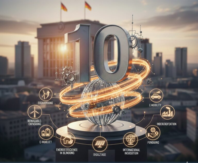 Was wäre, wenn? Die 10 Schlüsselmaßnahmen des BMWE im Fokus.